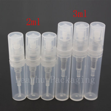 2ml 3ml 5ml Empty Mini Perfume Mist Spray Plastic Bottle , Sample Pen Bottle,Small Perfumes Atomizer 2cc Sprayer Vial Container