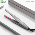 New 2 in 1 Professional Flat Iron for Short Hair Curling Iron hair curler LED Hair Straightener Ceramic Beard Hair Straightener