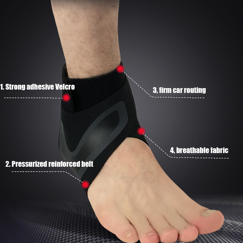 Sports Ankle Support Elastic Ankle Adjustable Breathable Ankle Brace Support For Sports Protection Sprains Lnjury Heel Wrap