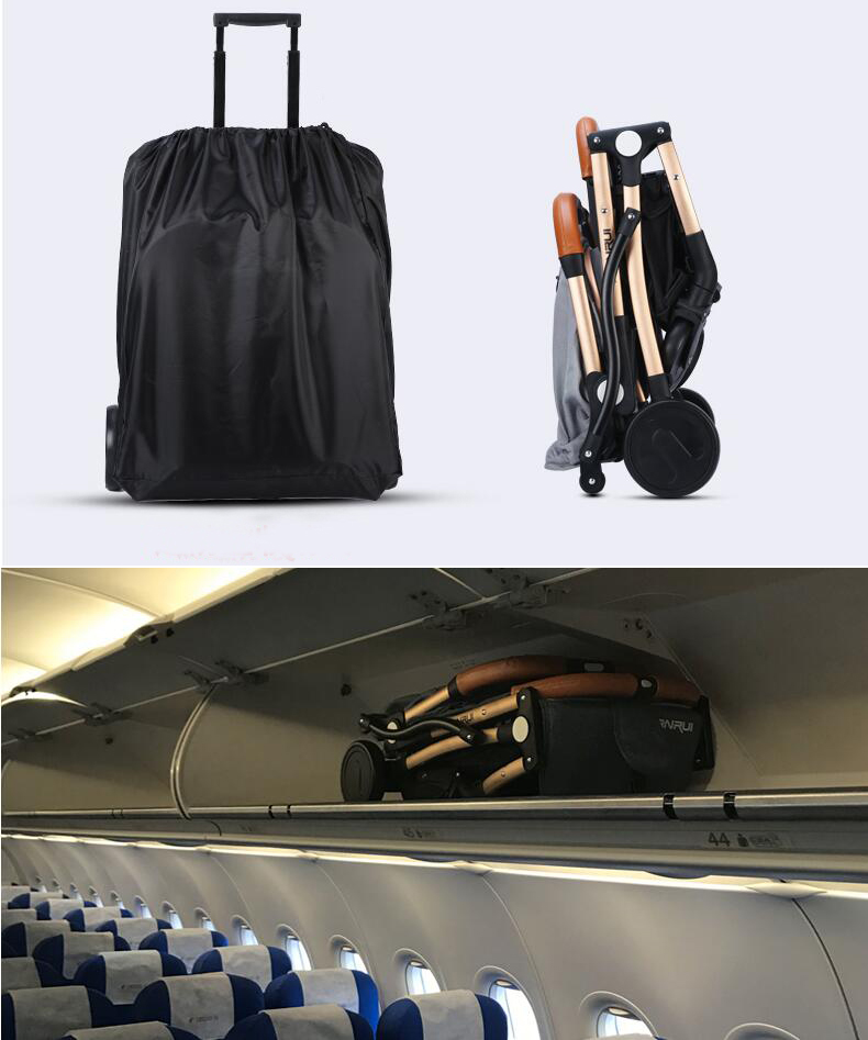 5.8 kg Light baby stroller High landscape carriage Portable Umbrella baby stroller Newborn Travelling Pram on plane