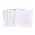 Mini 95Pcs Protective White Paper CD DVD Disc Storage Bag Case Envelopes Flap 2020 New