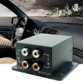Auto Subwoofer Power Car Amplifier Audio Regulator Bass Equalizer Crossover Controller RCA Adjust Line Level Volume Home Use