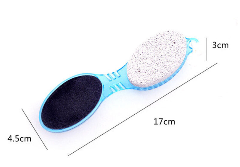 4 in 1 Foot Care Callus Brush Pumice Grinding Feet Stone Scrubber Pedicure Exfoliate Remover Two sides Cleaning dust dead skin