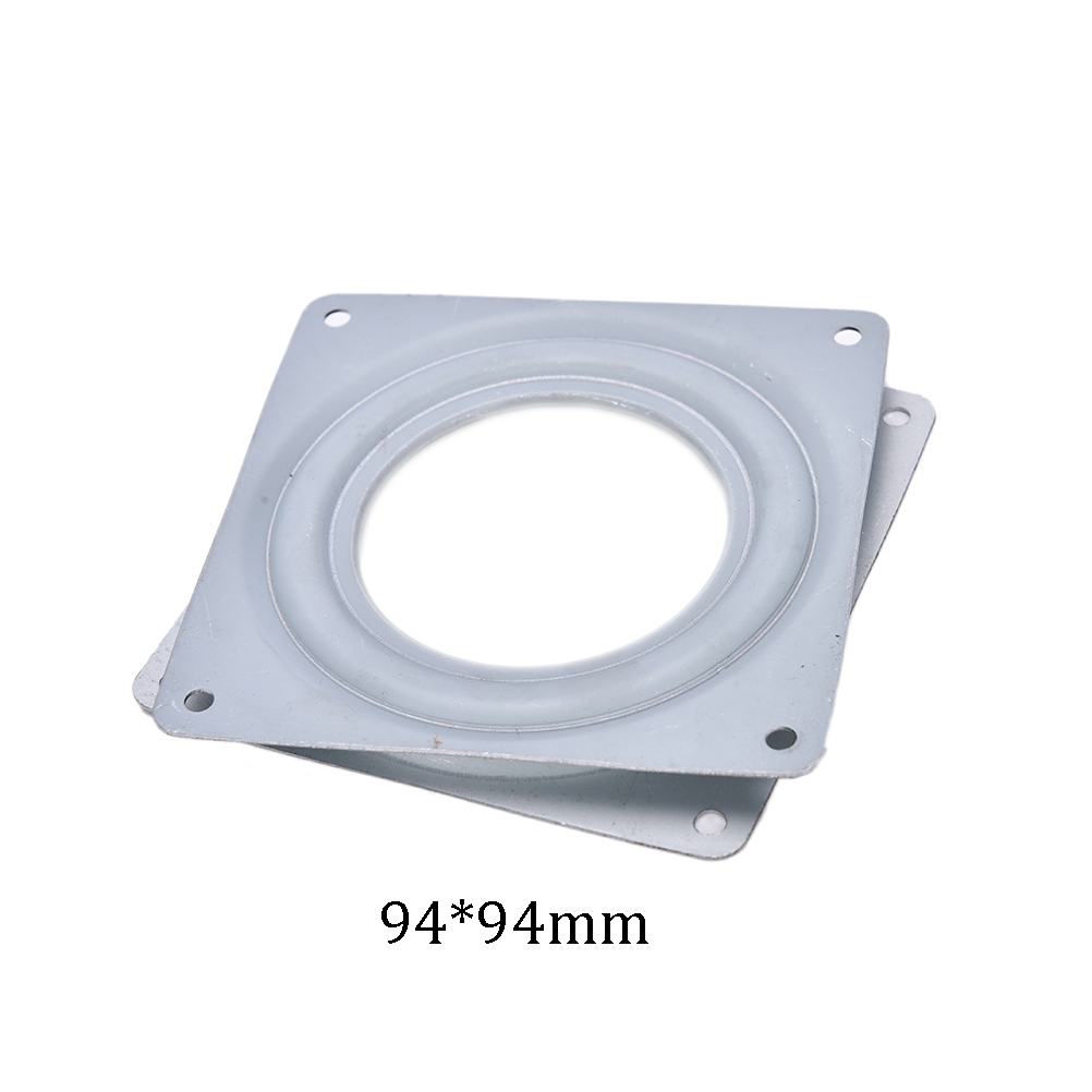 2 Sizes Lazy Square Bearing Swivel Plate Turntable Swivel Plate Bearing Steel Rotating Swivel Plate Kitchen Cabinets Accessories