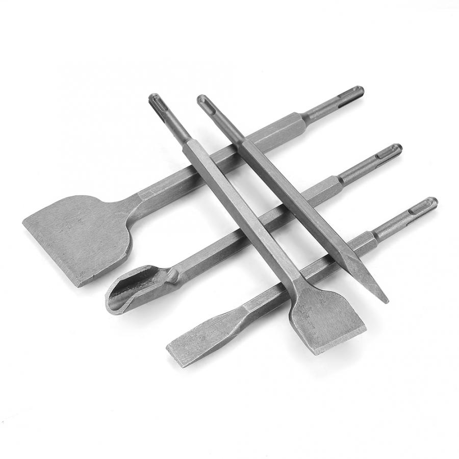 5pcs SDS-Plus Chisel Different Type SDS Plus Bits Chisel Set for Electric Rotary Hammer