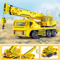 Qunlong Building Block Engineering Vehicle Mechanical Technical Crawler Excavator Model Truck Crane Shovel Bricks Toys