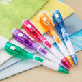 1pc Kawaii Cool Pen Stationery With Led Light Flashlight Multi-Function Ballpoint Office School Supplies Cute Student 0.5mm Blue
