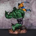 Anime Marvel Hulk Vs Wolverine Statue Action Figure 1/6 scale painted figure PVC toys for children Brinquedos