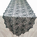 Black Lace Spider Web Table Runner Tablecloth Party Dinner Home Decor Lace Spiderweb Halloween Party Tablecloth TableCover Decor