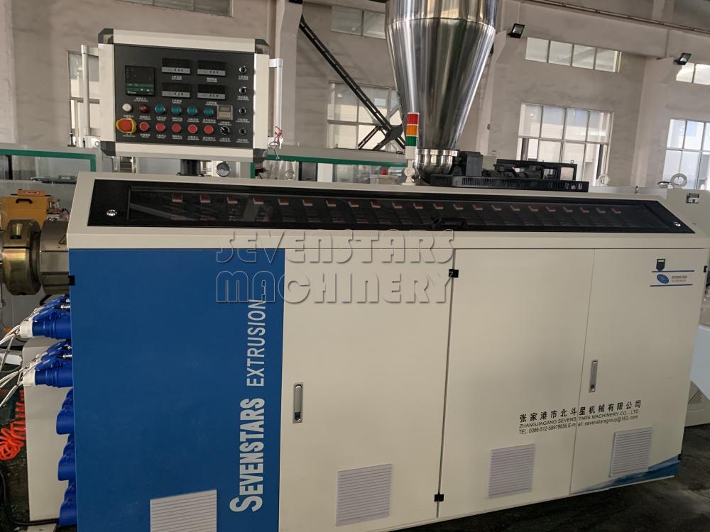 PVC pipe extruder machine