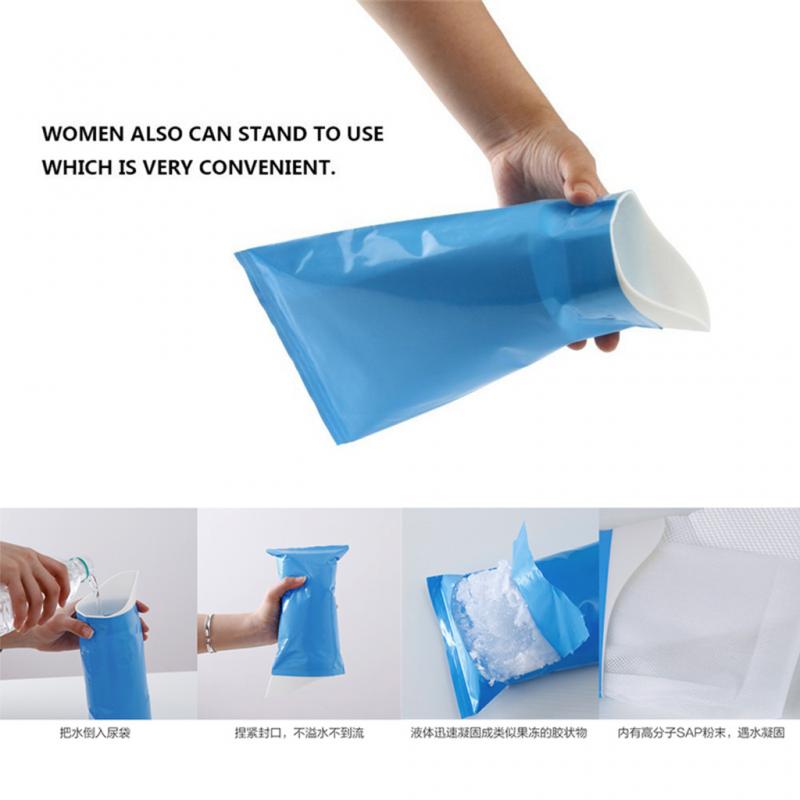 Disposable Portable Emergency Urinals Unisex Women Men Children's Urinals Urine Bag Collector Bottle W.C.Travel Traffic Jam