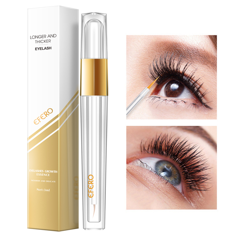 EFERO Eyelash Enhancer Thicker Longer Rapid Growth Eyelash Serum Liquid Eye Lash Extensions Mascara Eyelash Growth Treatments