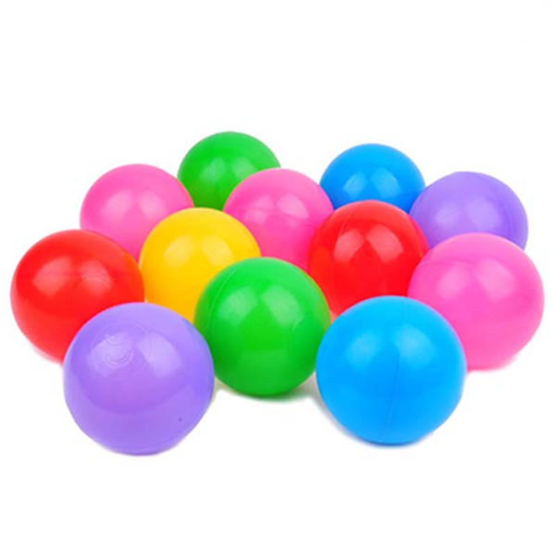 50pcs/Bag Fun Colorful Soft Swim Pool Ocean Ball Tent Ball Plastic Toys Balls Baby Kids Holiday Playground Games Soft Balls Toy