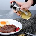 200ml Olive Oil Spray Bottle Glass Oil Vinegar Spray Bottles Water Pump Gravy Boats Grill Sprayer Kitchen Tools For BBQ Cooking