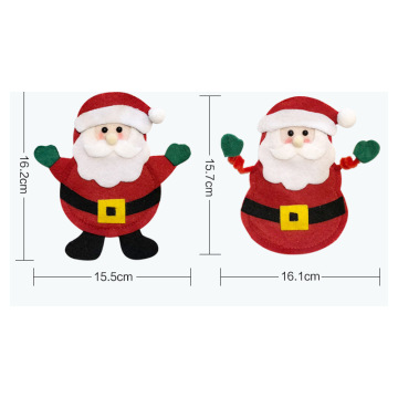 6pcs Christmas Decorations Snowman Kitchen Tableware Holder Bag Party Gift Xmas Ornament Christmas Decorations for Home Table