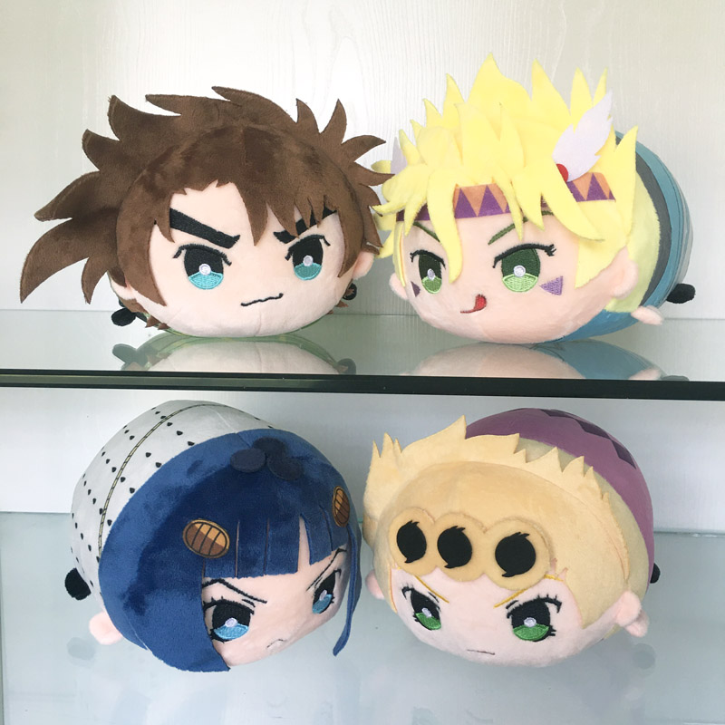 Anime JoJo's Bizarre Adventure Rohan Kishibe Giorno Diavolo Cosplay Cute Plush Mascot Dolls Toy Pillow Dango Puppet Xmas Gift