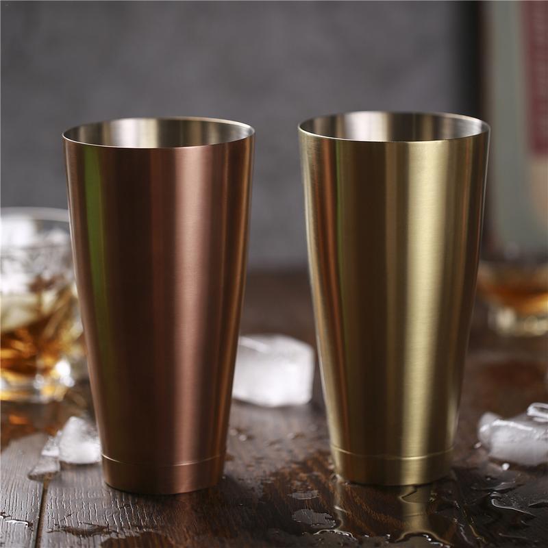 New arrival Boston Shaker Cocktail Shakers Stainless Steel Shaker Cup Bar tool Bos Mixing Cup Drink Bartender Bar Set Tool