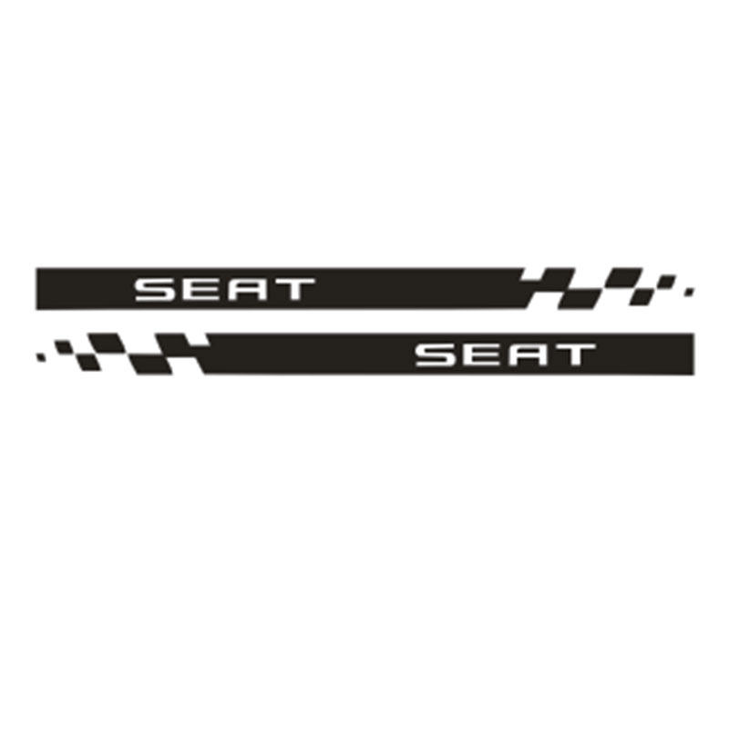 Automobile FOR RS195 SEAT FR RACING STRIPES IBIZA LEON ATECA GRAPHIC DECAL STICKERS Car Stickers da-5795