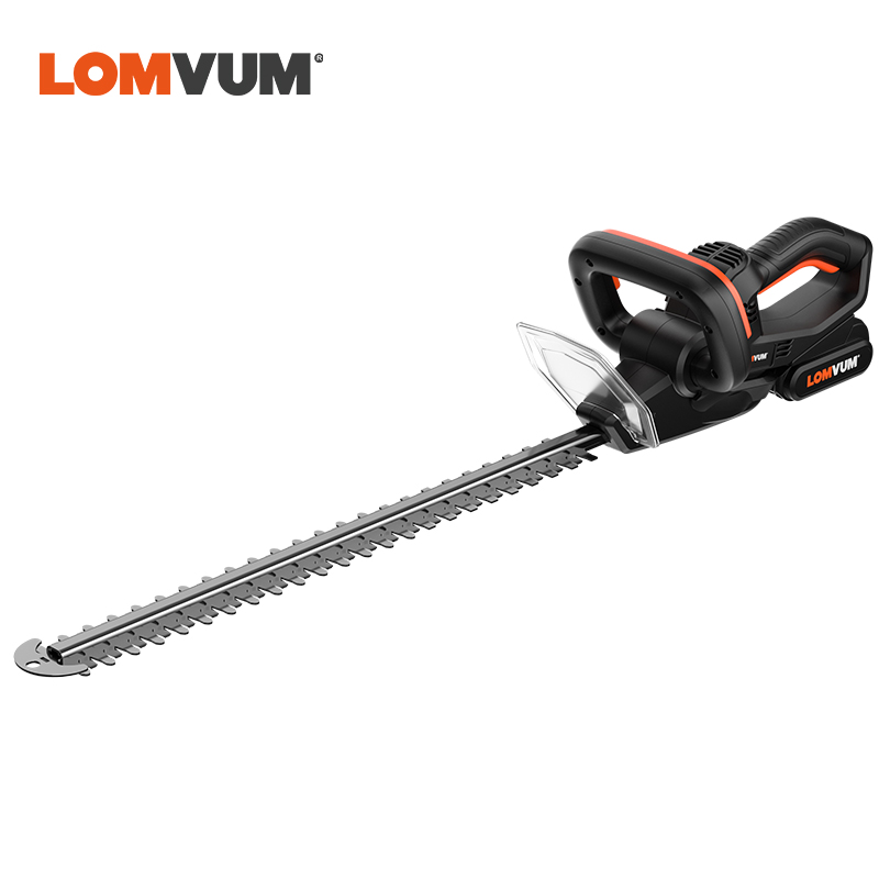 LOMVUM Electric Hedge Trimmer Cordless 20V Rechargeable Household Weeding Mover Saw Shear Pruning Power Garden Tools