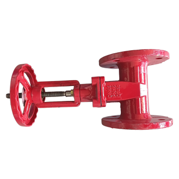 Rising stem gate valve for fire protection