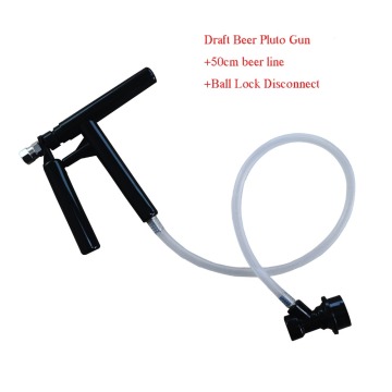 Draft Beer Pluto Gun,Beer Gun & Dispensing Tool for Beer Brewing,beer tap with Ball Lock Disconnect