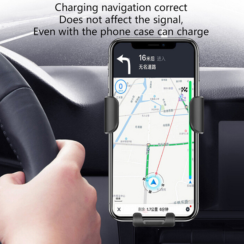 5W/10W Qi Wireless Fast Charger Car Mount Holder Stand Auto Sensor Charging