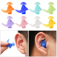 1 Pair Diving Soft Silicone Waterproof Earplugs Environmental Dust-Proof Anti-Noise Adult Ear Plug Water Sports Swim Accessories