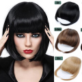 Synthetic Fake Bang Hair Piece Clip In Hair Extension Fake Fringes Bang Women Natural Air Bangs Clip on Bangs 24 Colors