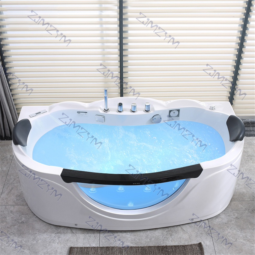 1.7m Acrylic Massage Bathtub Adult Couple Surfing Spa Jaccuzi Home Constant Temperature Air Whirlpools Double Hot Tub 110V/220V