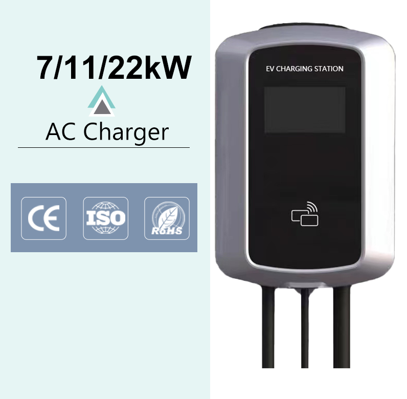 7kW 11kW 22kW Wall-Mounted EVSE Charger type 2