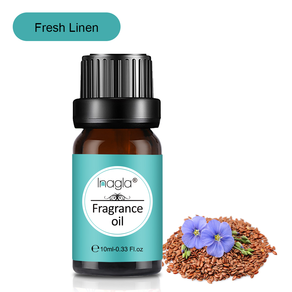 Inagla 100% Natural Aromatherapy Fragrance Essential Oil Strawberry Sea Breeze Vanilla Mango Relax Fragrance Oil Air Diffuser