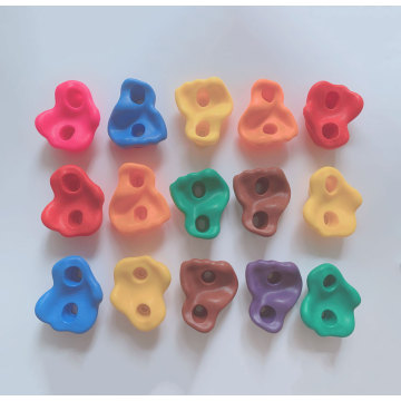 10Pcs Mixed Color Rock Climbing Wall Stones Climbing Frame Outdoor Assorted Hand Feet Holds Grip Gymnastic Fitness Hardware Toys