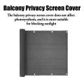 Balcony Garden Fence Cover Shelter Privacy Screen Sewing Buckle Outdoor Awning Wind Sunshade Net for Balconys Swimming Pool