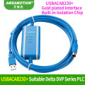 USB-DVP Suitable Delta DVP PLC Programming Cable USBACAB230 ES EE SS Series Communication