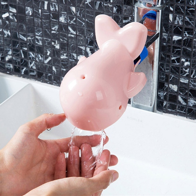 Lovely Whale Faucet Extender for Children Hand Washing Bathroom Sink Accessories Kitchen Faucet Accessories