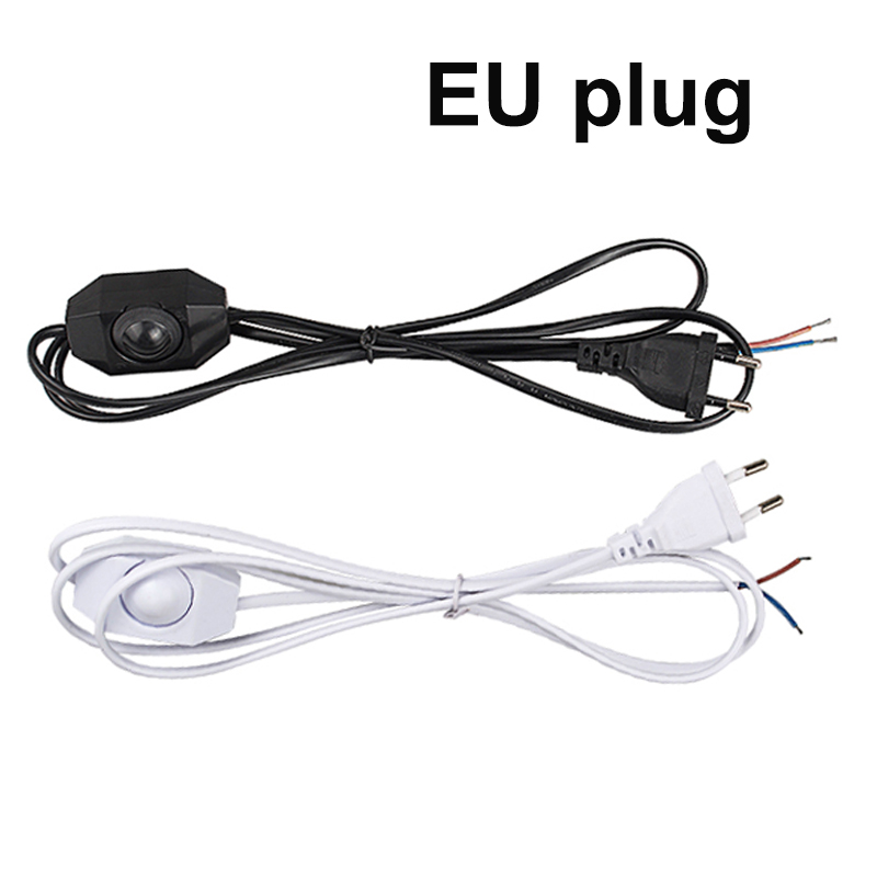 10PCS /1.8m LED Dimmer Switch Cable Light Modulator Lamp Line Dimmer Controller For Table Lamp AC110V 220V EU/US Plug