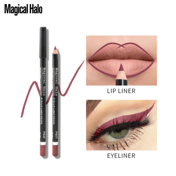 10pcs Magical 10 Colors Lip Liner Makeup Lasting Waterproof Does Not Fade Surface Matte Wooden Lipstick Pen Make Up Tools TSLM2