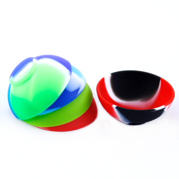 2Pcs Household Silicone Container Bowl Diameter 50mm Multi-Color Tobacco Herb Smoking Container Kitchen Home Smoke Storage Box