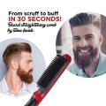 Multifunctional Beard Straightener Styler Brush Men Heat Hair Ceramic Curler Electric Straightener Hot Comb Hair Care Machine