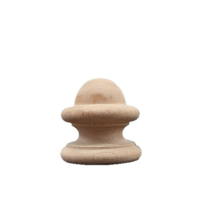 Wood Stair Post Cap For Elegant Newel Caps