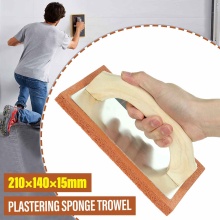 Plasterer Tool Sponge Float Plaster Cement Finish Trowel Rubber Wall Plastering Caulking Tools Concrete Powder Trowel Wall Decor