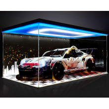 Clear acrylic display gift box for Porsche model