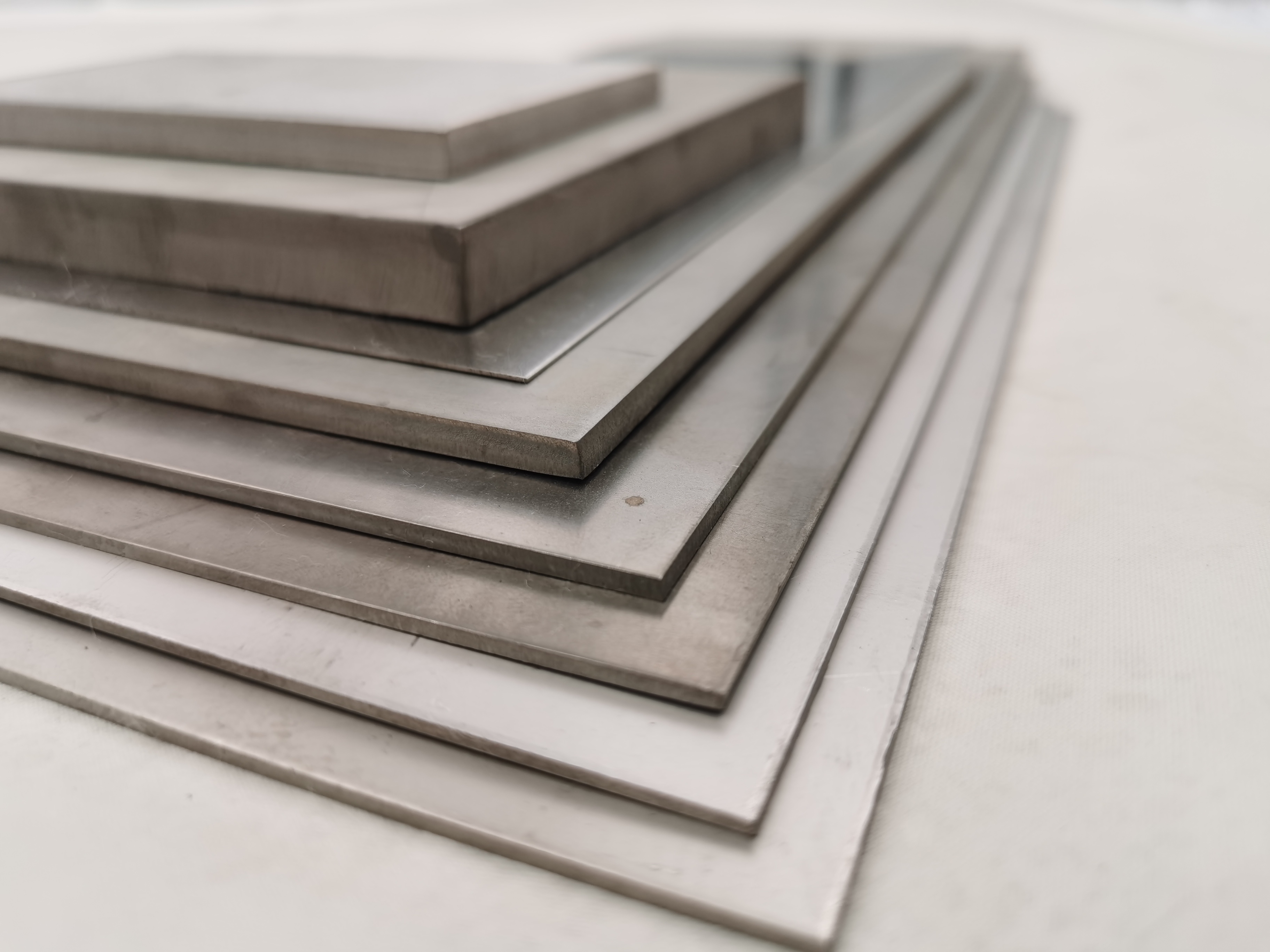 4pcs Gr2 Titanium Alloy Plate Ti Sheet 1*100*100mm 6al-4v For DIY OEM Metalworking Supplies