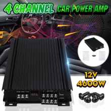 12V 4600W 4 Channel Car Audio Power Amplifier Car Amplifier Amplifiers Stereo Audio Super Bass Subwoofer Prower