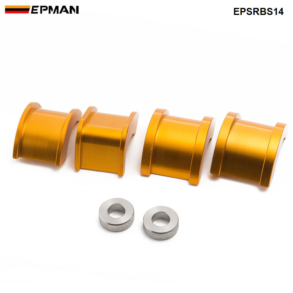Epman Racing Aluminium Offset Steering Rack Bushes For Nissan Silvia S14 S15 200SX EPSRBS14