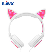 Light Up Glowing Hot Selling Cat Ear Headphones