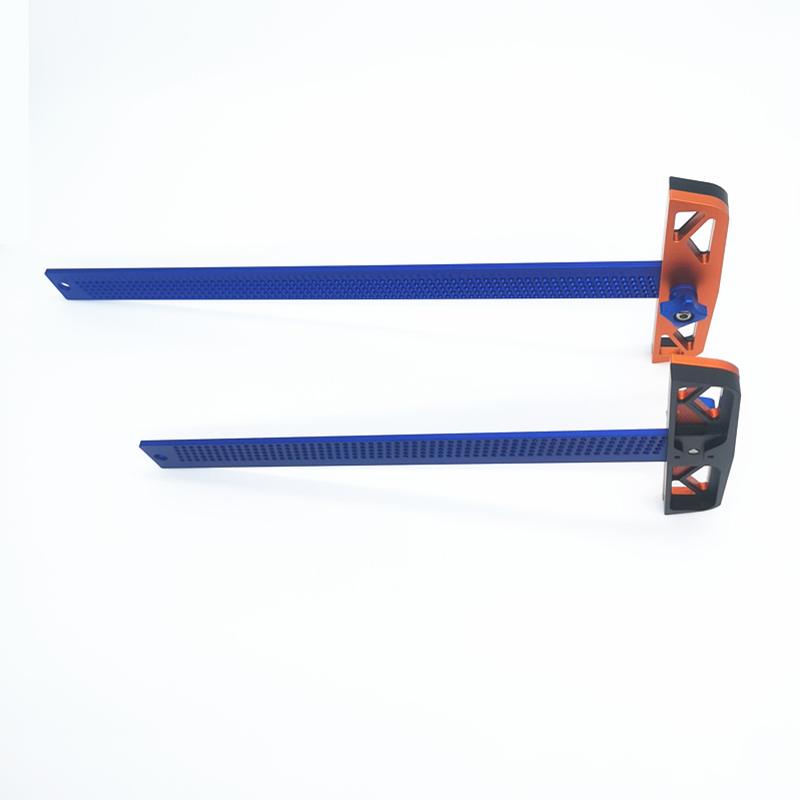Woodworking T Ruler T300/400mm Hole Positioning Crossed Marking Gauge Hole Scriber Ruler Adjustable Angle Marking Rulers