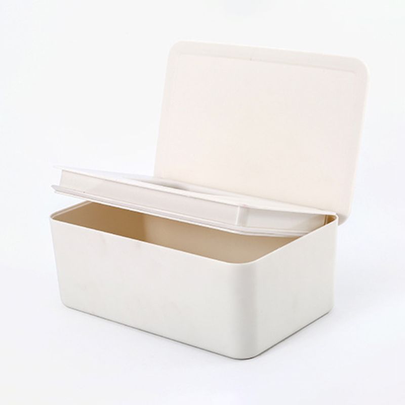 Wet Wipes Dispenser Holder Tissue Storage Box Case with Lid for Home Stores