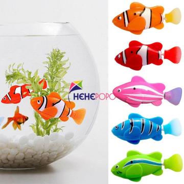 5 Pcs / Set Robot Fish Swim Toy Battery Included Robotic Pet for Kids Electronic Bath Toy Act Like Real Fish