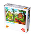 Hot 100pieces the dinosaur puzzle Educational toys for children the best gift for children